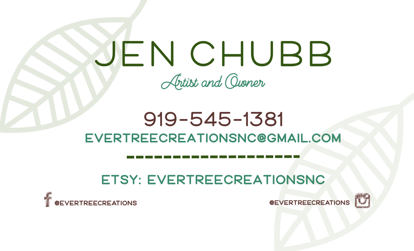Ever Tree Creations Business Card